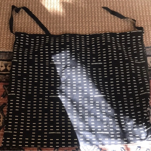 Rebecca Minkoff Black Gold Nikki Hobo Y2K Leather Shoulder Bag - Picture 8 of 9